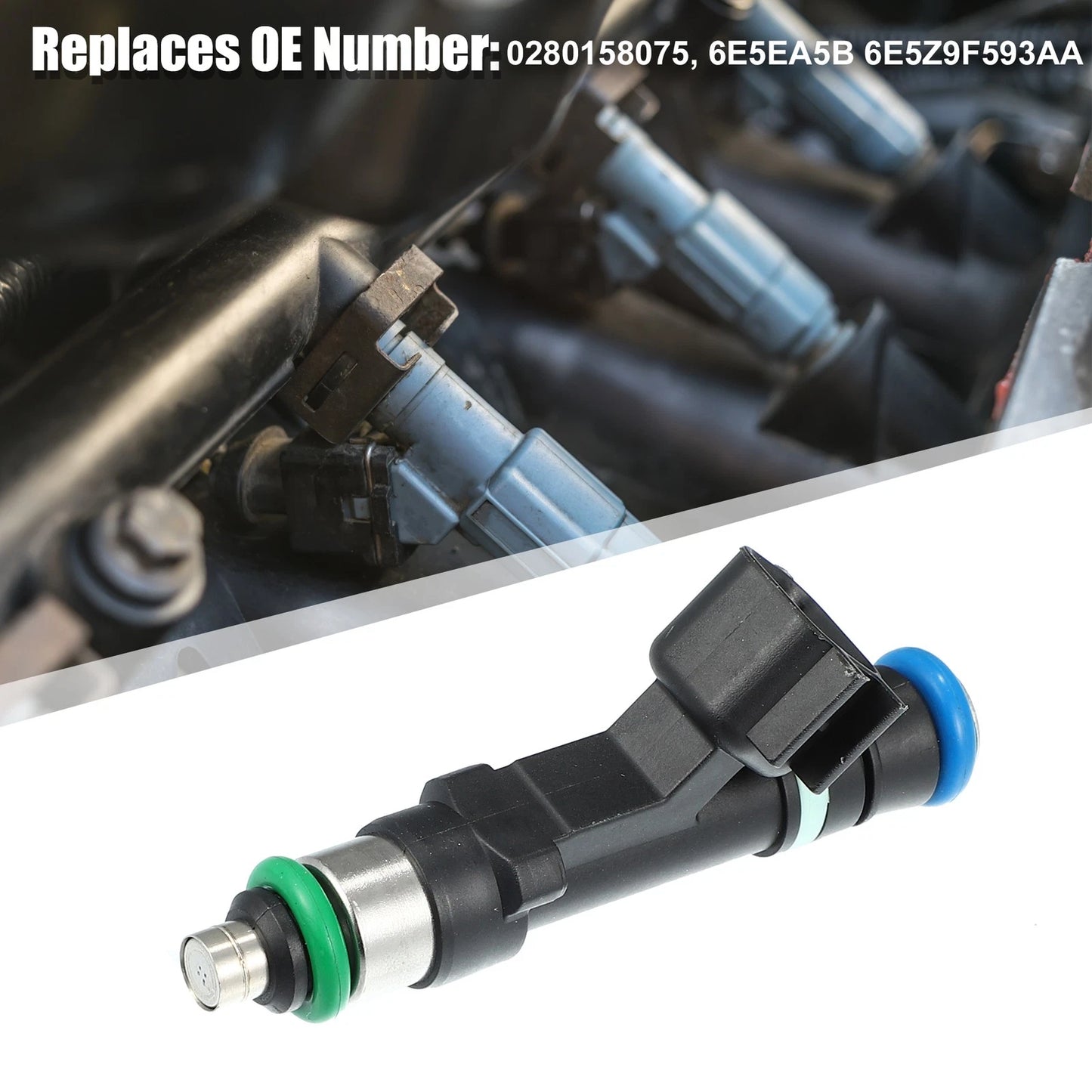 6 x Fuel Injector Nozzles for Ford Fusion SE SEL 3.0L V6 (2006-2009)