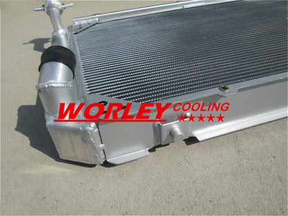 Aluminum Radiator & Black Hose for Nissan Patrol GQ Y60 (1997-1999)