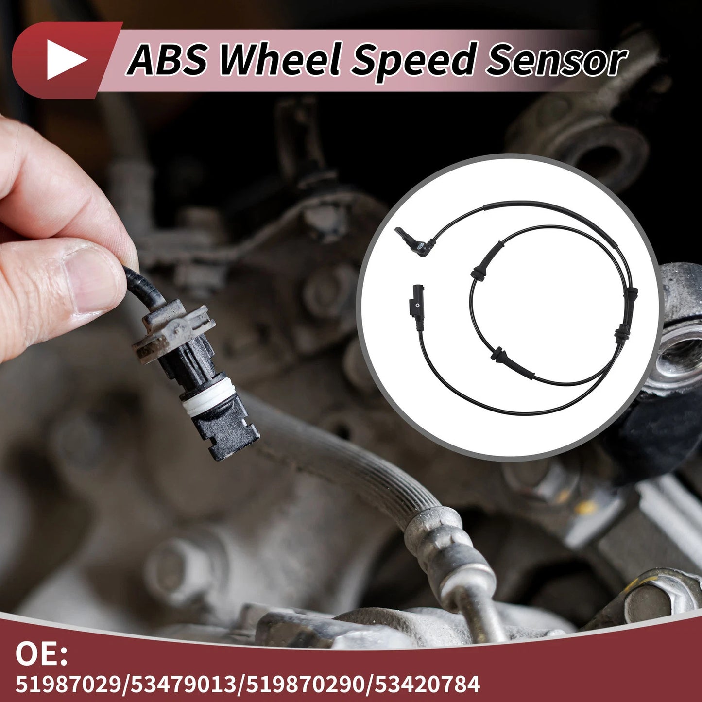 ABS Wheel Speed Sensor for Jeep Compass (2018-2023)
