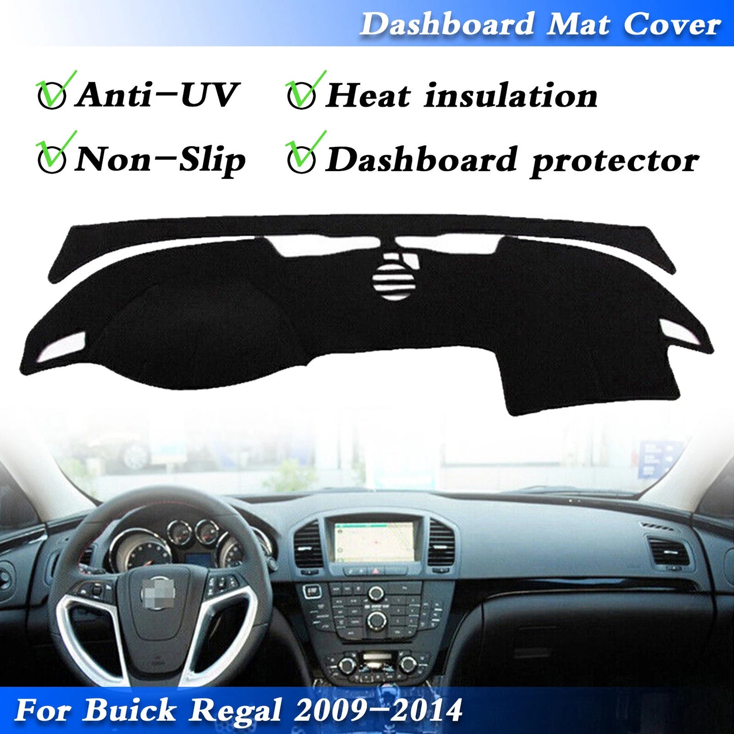 Dashboard Cover for 2009-2014 Regal (1pc)