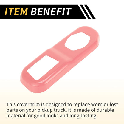 Rear Trunk Lock Panel Cover for Jeep Wrangler JL JLU (2018-2024) - ABS Pink