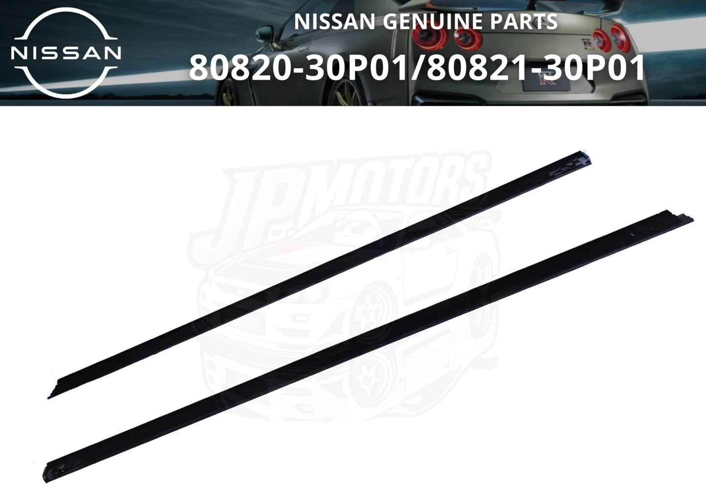 Door Outside Molding Rh&Lh Set for NISSAN Fairlady Z 300ZX Z32 (1989-1996)