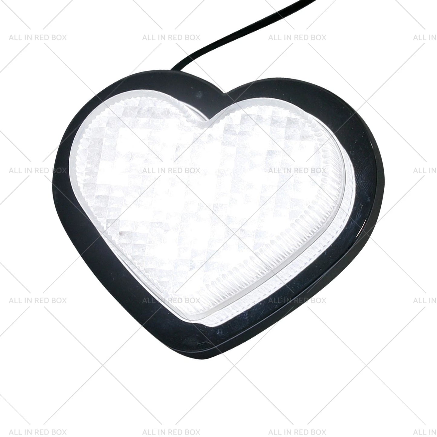 12V LED Side Marker Indicators - Clear Flash for Heart