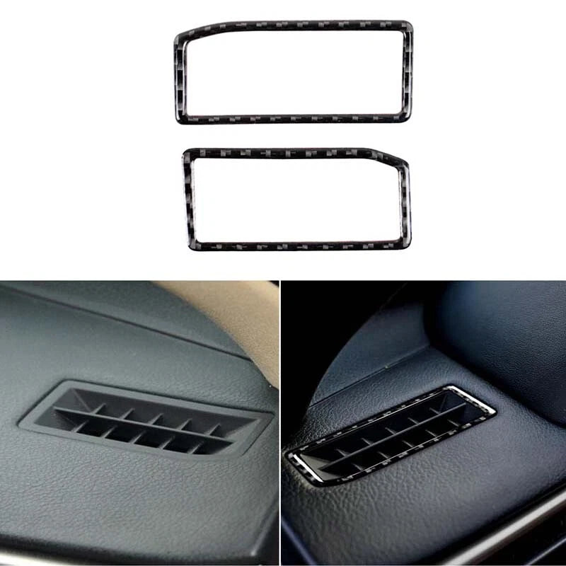 Carbon Fiber Side Dashboard Air Outlet Vent Cover Trim Fit For Lexus IS250 IS300