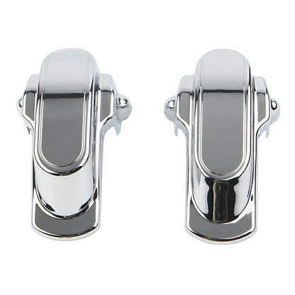 Chrome Rear Frame Axle Covers for Harley Dyna FXD Street Bob FXDB FXDBI (2006-2017)