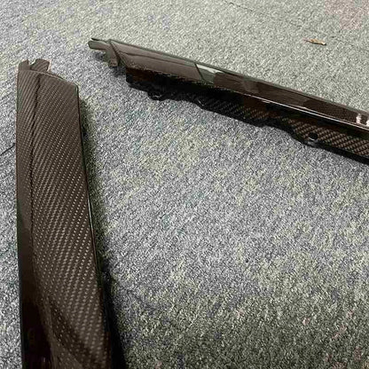 100% Carbon Fiber Replace Top Door A Pillar Panel Trim for Nissan 350Z 2003-2008