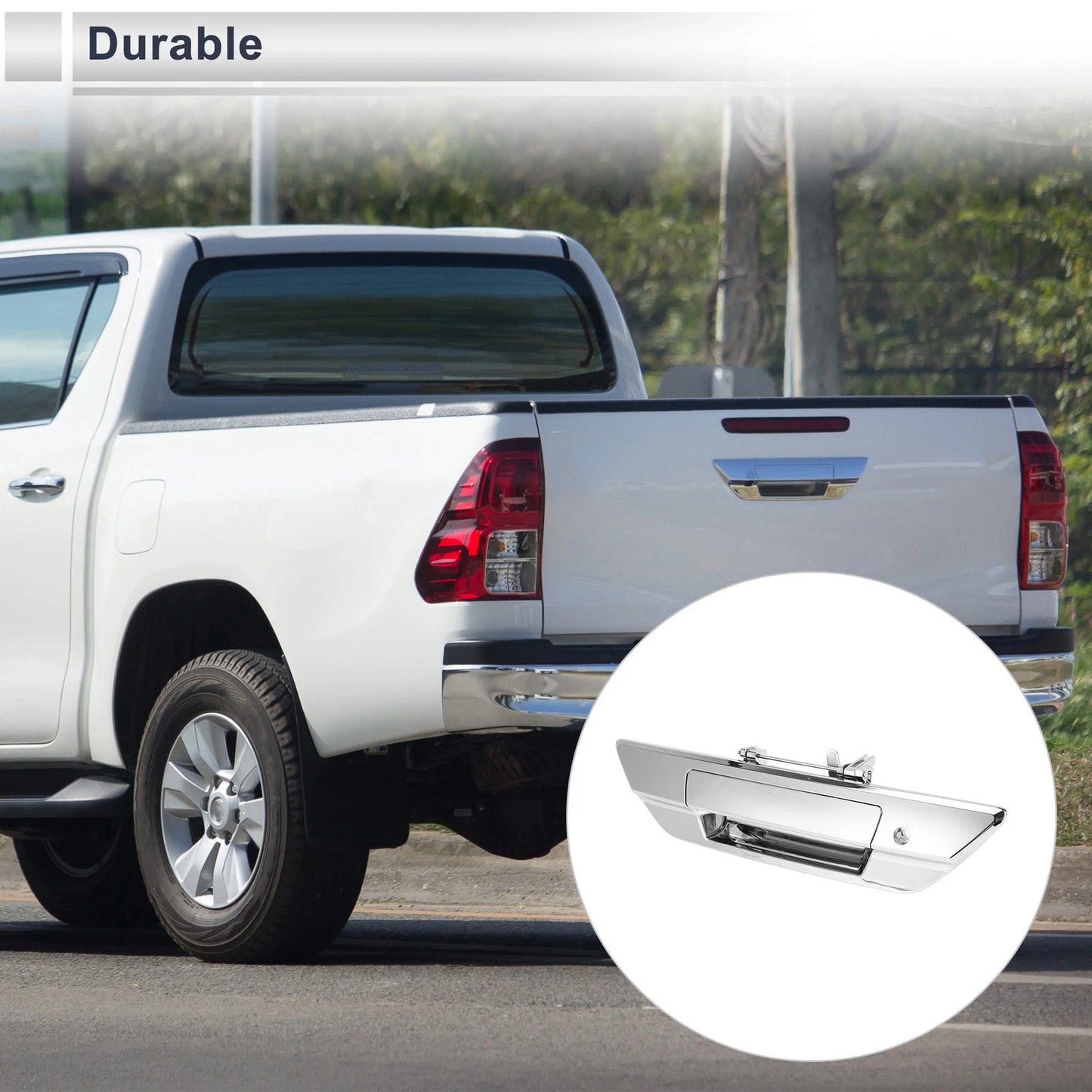 Exterior Door Tailgate Handle with Key Hole for Toyota (2005-2015)