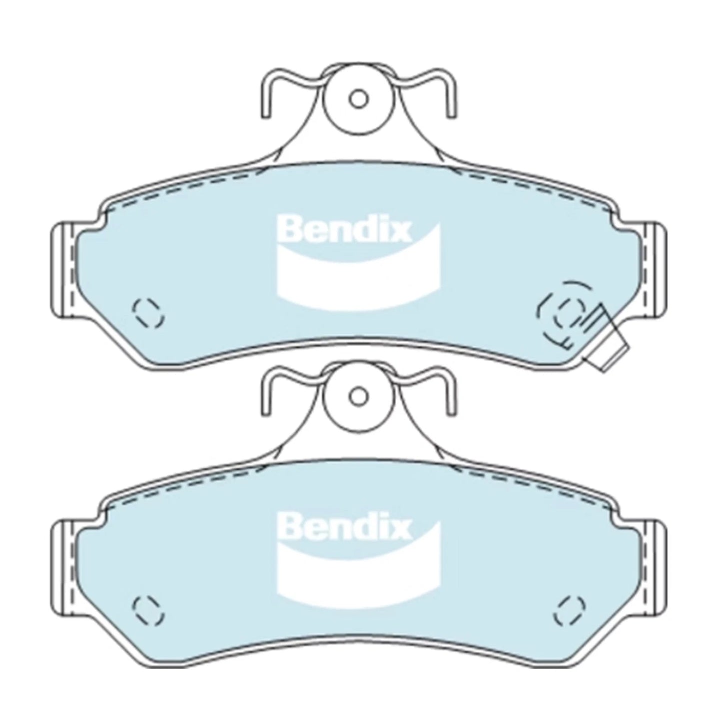 GCT Rear Disc Brake Pad Set for Camry (2002–2017)