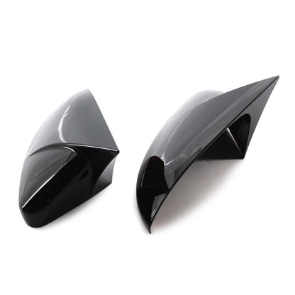 Glossy Black Rear Mirror Cover Caps for VW Golf MK7 R R-Line (2014-2019)