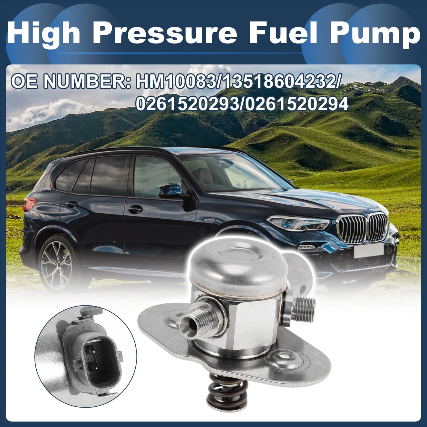 High Pressure Fuel Pump Assembly for BMW X5 550i GT (2010-2013)