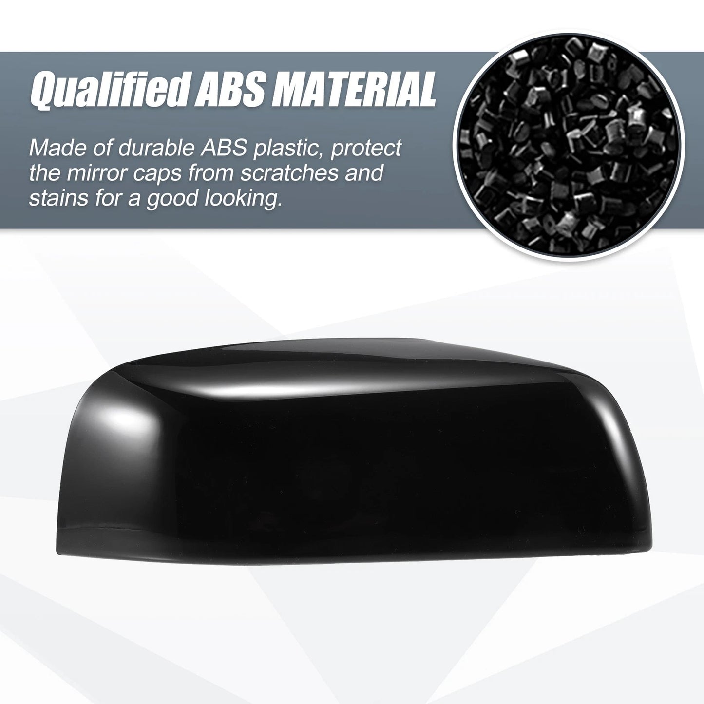 Black Right Side Mirror Cover for Land Rover Range Rover Sport Discovery