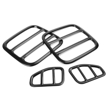 Iron Taillight Tail Lamp Cover Trim for 2015-2016 Jeep Renegade 4x (2015-2016)