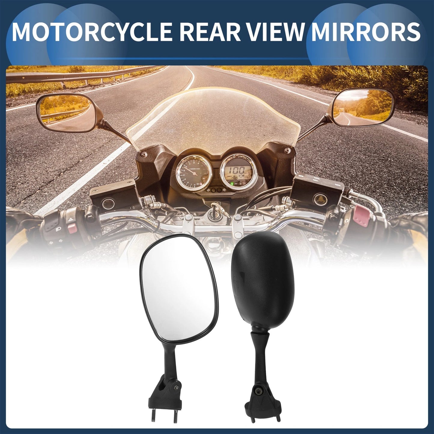 Motorcycle Rear View Mirrors for Kawasaki NINJA ZX 6R (2005–2008)