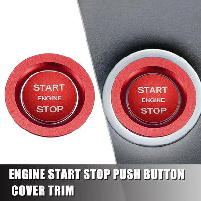 Red Start Stop Button Cover Kit for Land Rover Discovery, Range Rover Sport