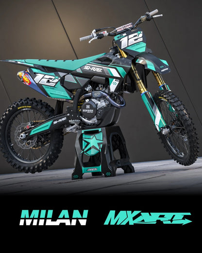 Custom Graphics Kit for Gas Gas MC 50 (2024-2026) Milan Style Stickers