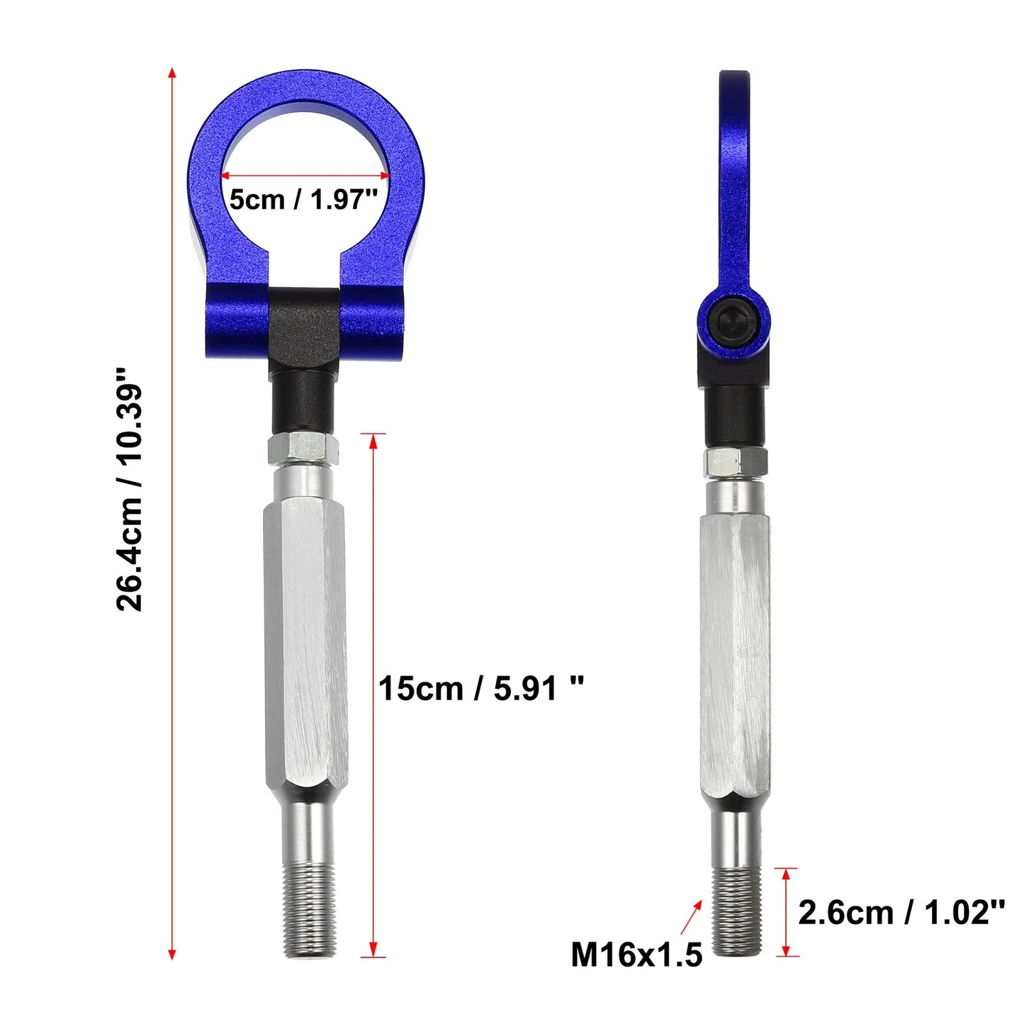 Blue Front Bumper Towing Hook Screw for Subaru BR-Z (2013-2020)