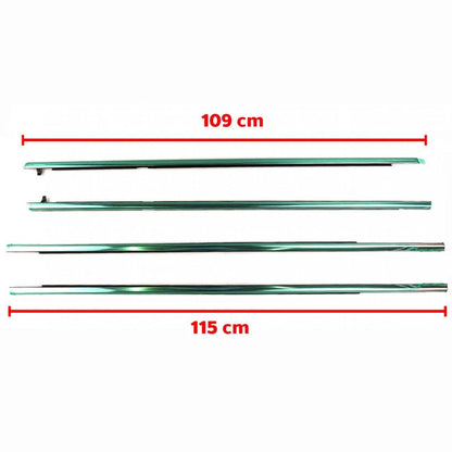 Weatherstrip Door Belt Set 4 LH+RH Fits Honda Accord CM5 4D Sedan 2003-05 D06