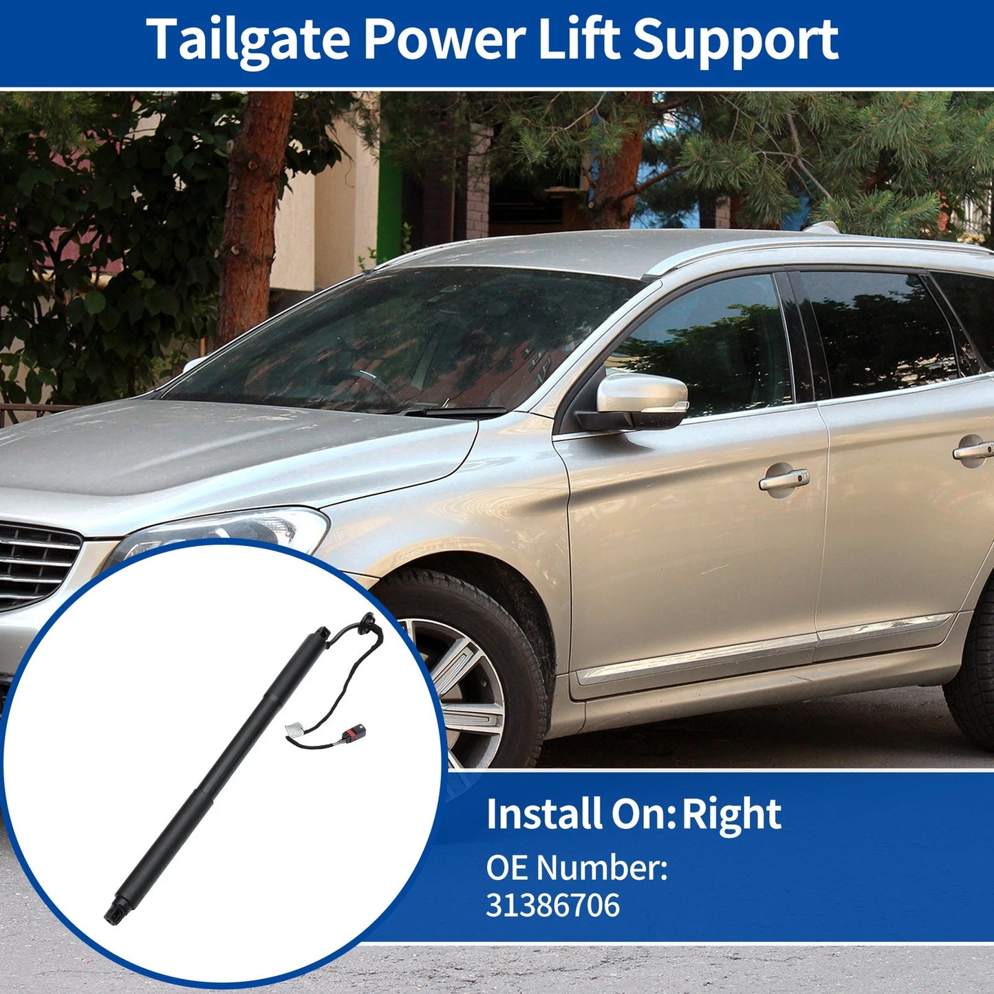 Tailgate Power Lift Support for VOLVO XC60 (2012-2015)