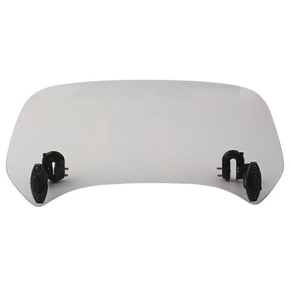 Clip-On Windshield Extension Spoiler Deflector for Motorcycle - Smoke