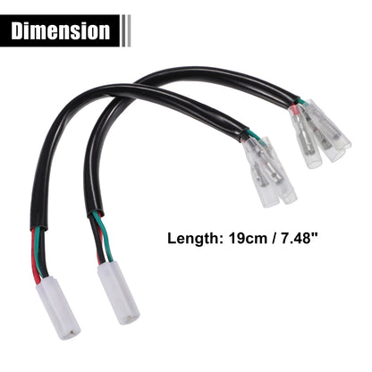 4 x Turn Signal Cable Adapter Connector for Yamaha R6