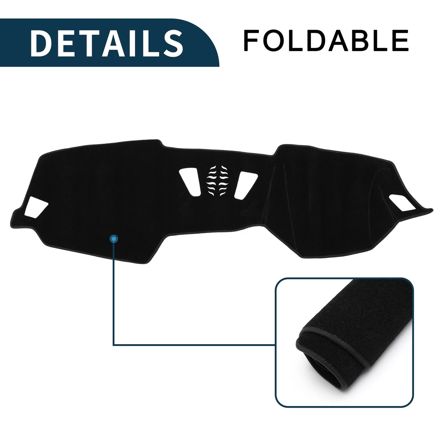 Dashboard Dash Cover Mat for BMW 4 Series Sun Protector Pad Black