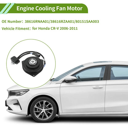 Radiator Fan Motor for Honda CR-V (2006-2011) 1 x Motor