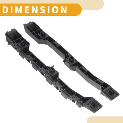 Rear Bumper Support Bracket 1 Pair for Honda HR-V (2016-2018) Black