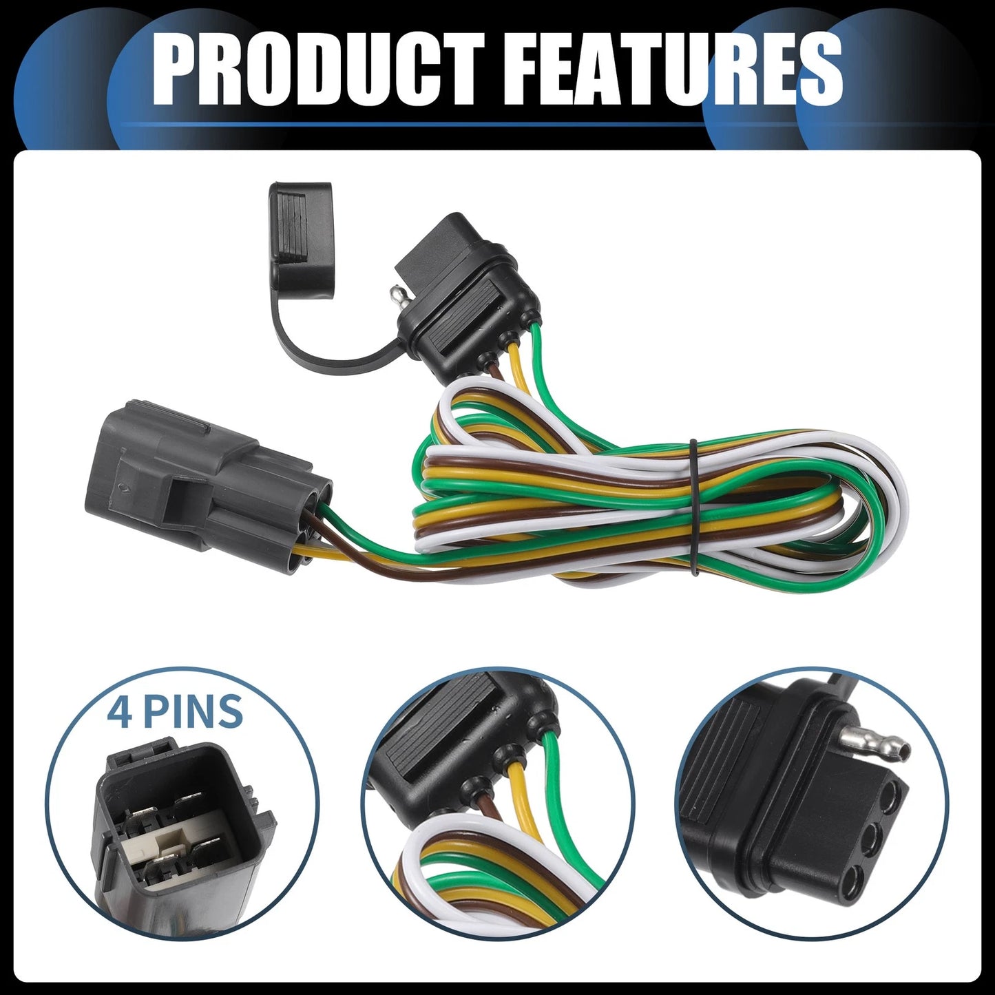 4-Pin Trailer Wiring Harness for Buick Envision