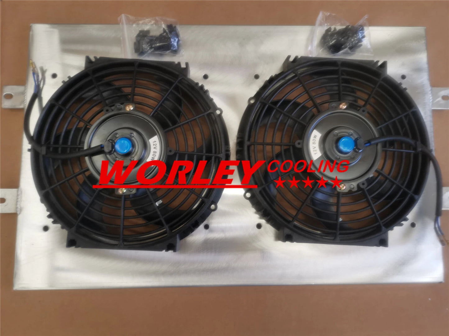 Aluminum Radiator & Shroud for Chevy Impala L6 V8 (1963-1968) EI Camino (1964-1967)