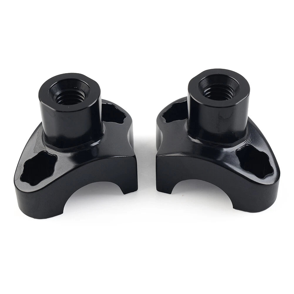 7" Tall Handlebar Risers for Harley Softail Dyna Street Bob Sportster