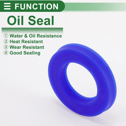 Oil Seal 30x50x8mm Rotary Shaft Seal TPU High Pressure for Make Model 5 Pcs