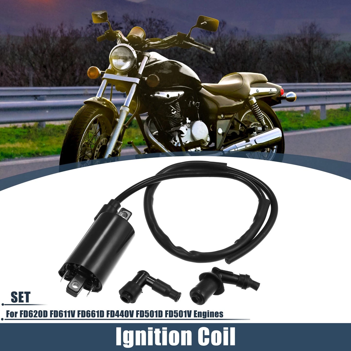Ignition Coil for Kawasaki Vulcan Mule 3010 3020 Lawn Mower