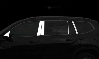 12Pcs Stainless Door Pillar Trim Cover for Volkswagen Atlas (2018–2021)