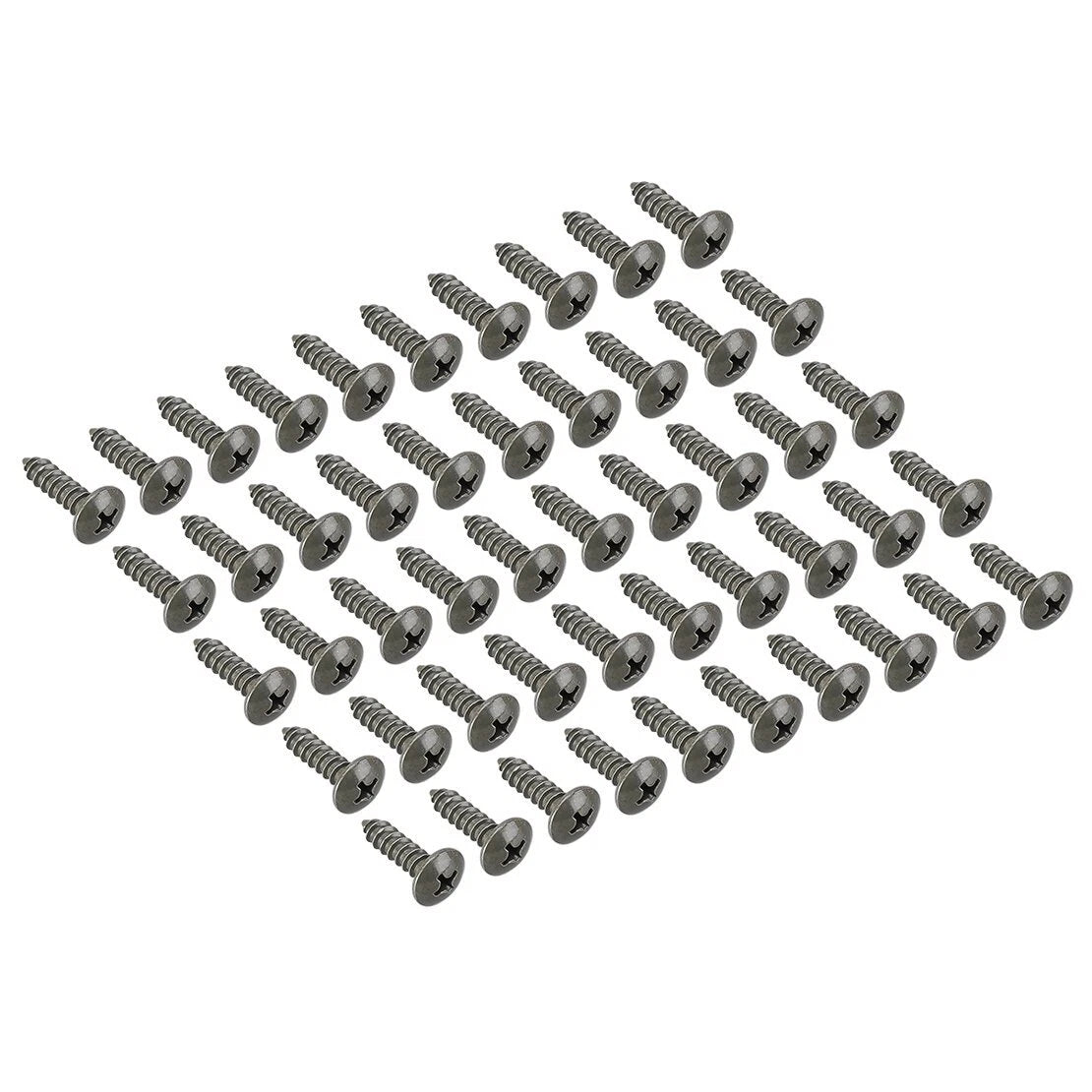 50pcs Car Bumper Mud Flaps Inner Fender Trim Panel Wheel Well Bolts