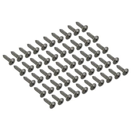 50pcs Car Bumper Mud Flaps Inner Fender Trim Panel Wheel Well Bolts