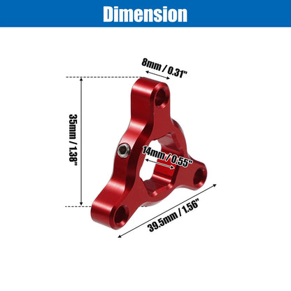 Fork Preload Adjusters 2 x 14mm Aluminum Alloy Red for Motorcycle