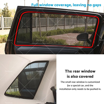 Car Window Sun Blind Shade Mesh for Toyota Prado 150 Series (2009-2021)