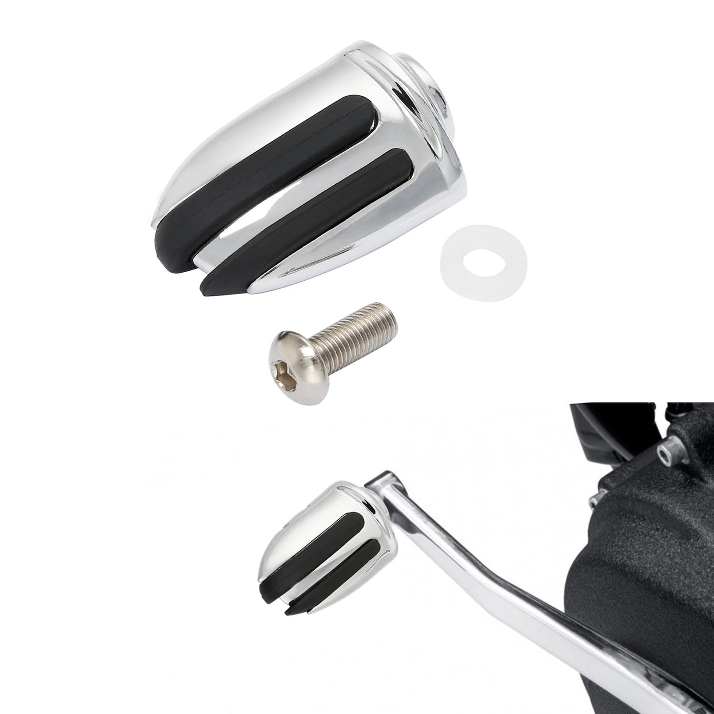 Shifter Pegs for Harley Touring Street Road King Glide Dyna Chrome