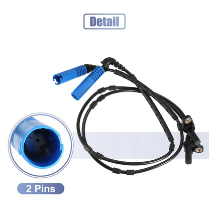 2 x Rear ABS Wheel Speed Sensors for BMW X3 (2004-2010)