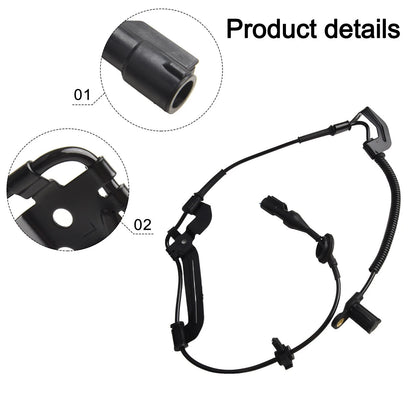 ABS Wheel Speed Sensors Front Left and Right 2Pcs for Ford Escape (2001–2008)