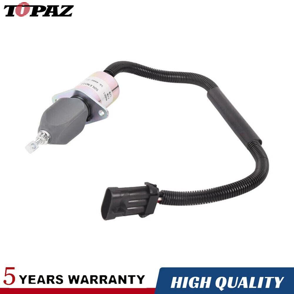 12V Shut Down Solenoid for Kubota Volvo 240 (Fits 240-22243)