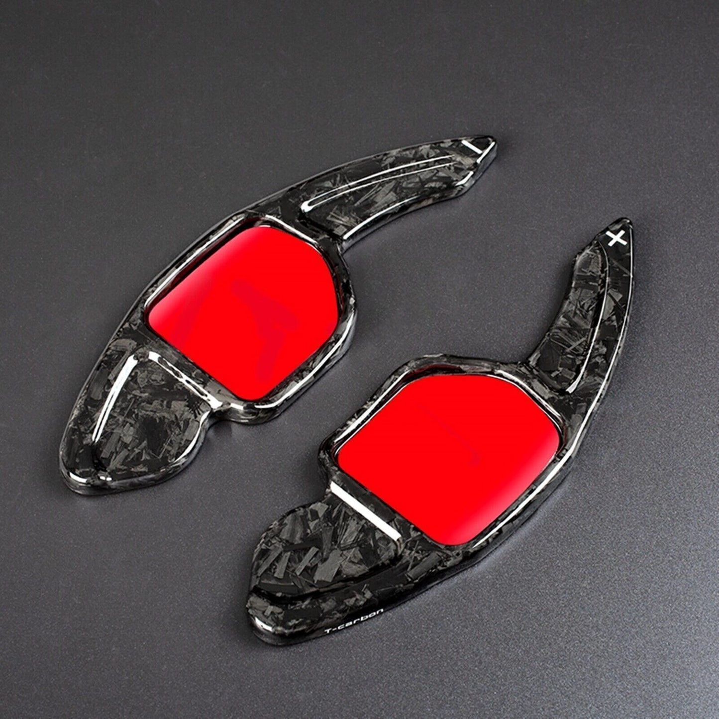 2 x Forged Carbon Fiber Shift Paddles for Audi A4L A6L (2013-2020)