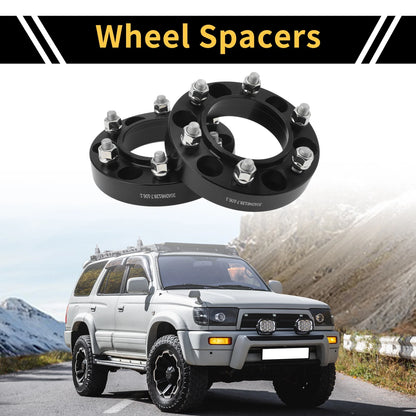 2 x 6x139.7mm Wheel Spacers 106.1mm M12x1.5 for Toyota 4Runner (1989–2023)