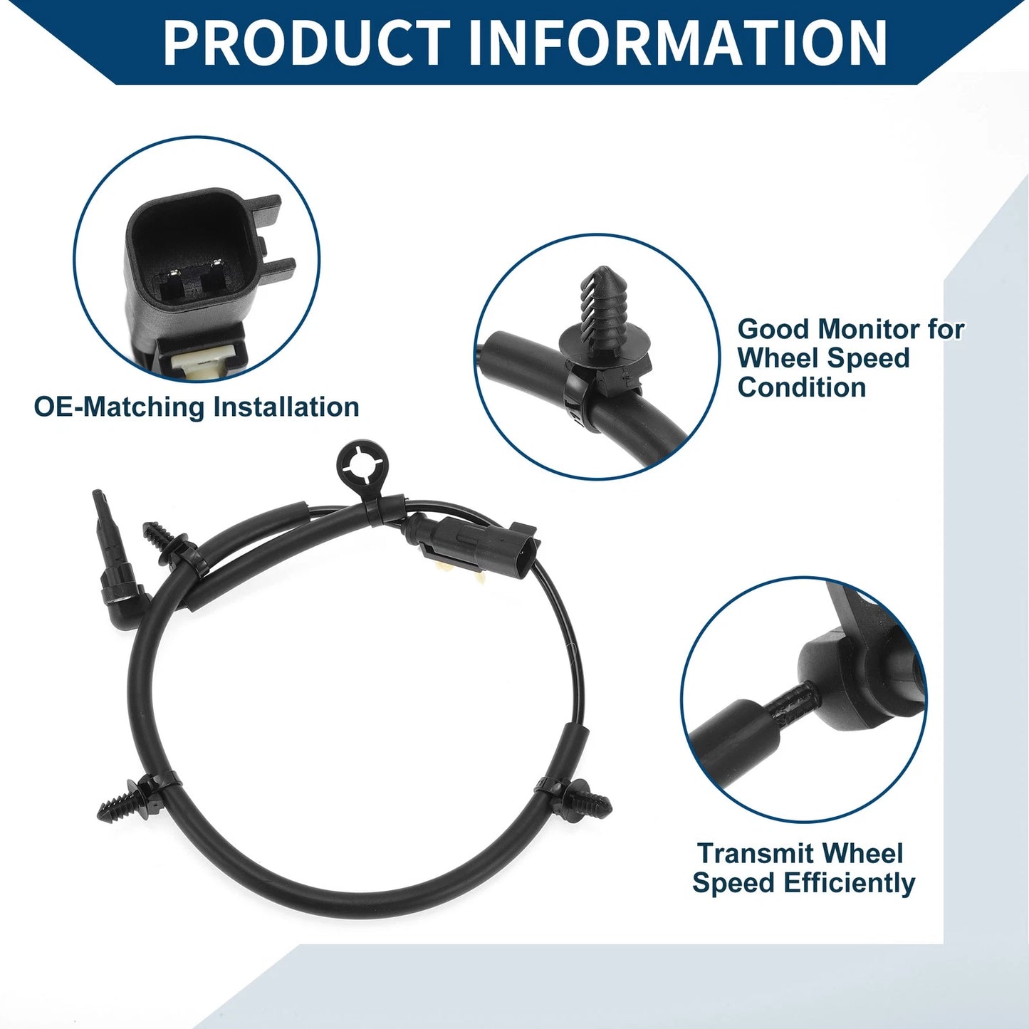 ABS Wheel Speed Sensor for GMC Terrain Rear (2018-2024)