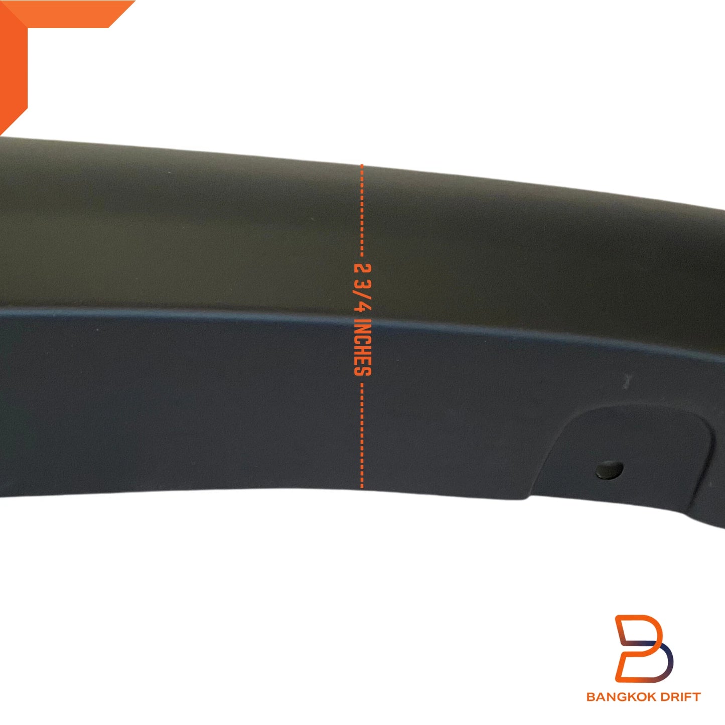Matte Black Smooth Fender Flare Arch for Toyota Hilux Revo Widebody 18-20