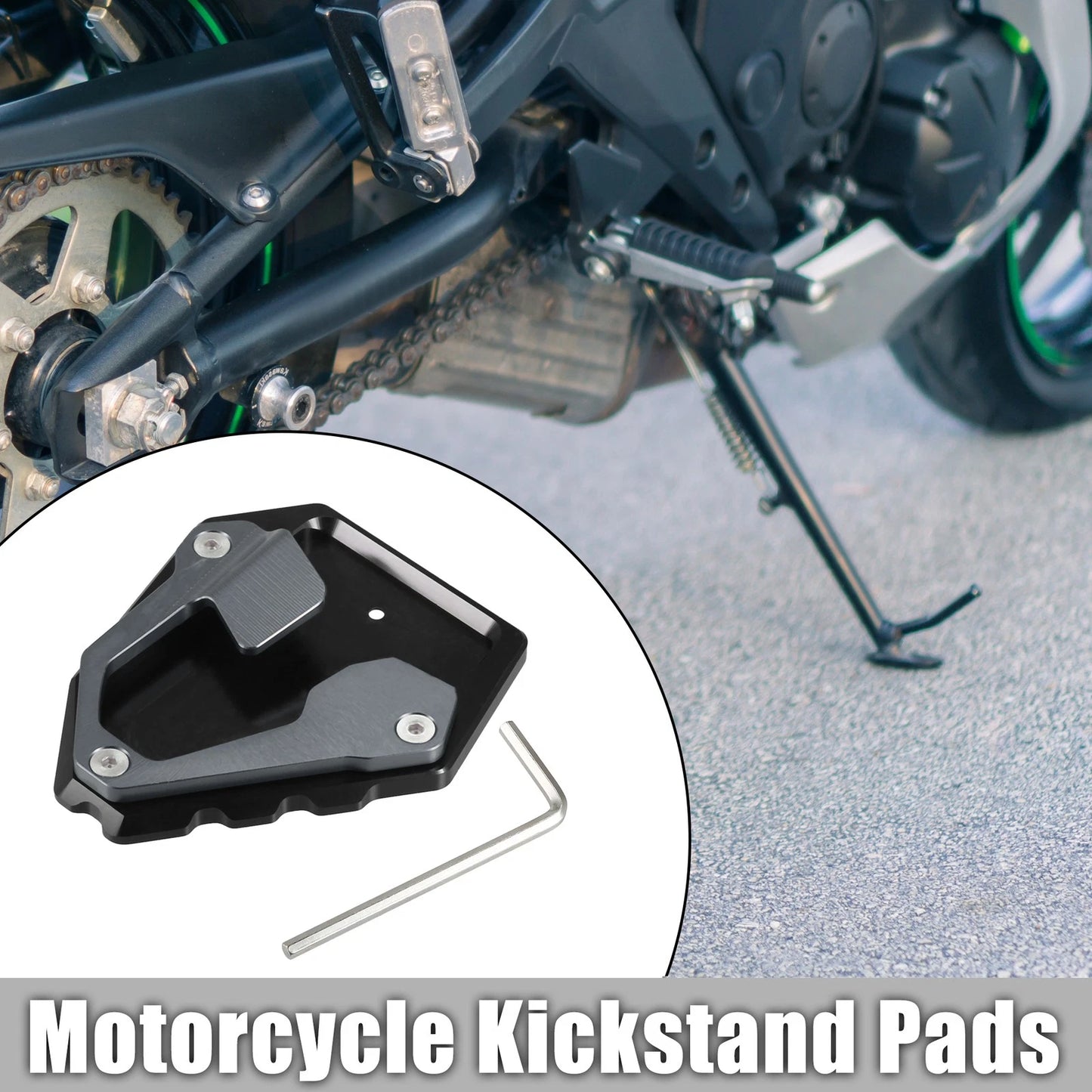 Set Aluminum Alloy Kickstand Pad for Honda NT1100 (2022–2024)