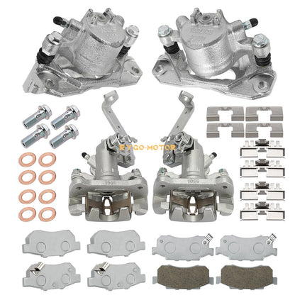 Brake Calipers w/Ceramic Pads for Honda Big Red 700 MUV700 (2009–2013)