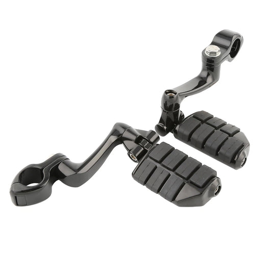 1 1/4" Engine Guard Adjustable Male Mount Highway Footpegs for Harley