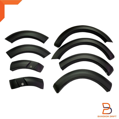 8PC Matte Black Fender Flares for Ford Everest Platinum (2022-2023)