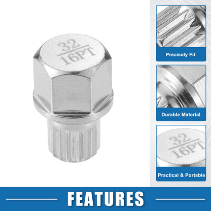 32/16PT Wheel Lock Lug Nut Kit with Socket for BMW